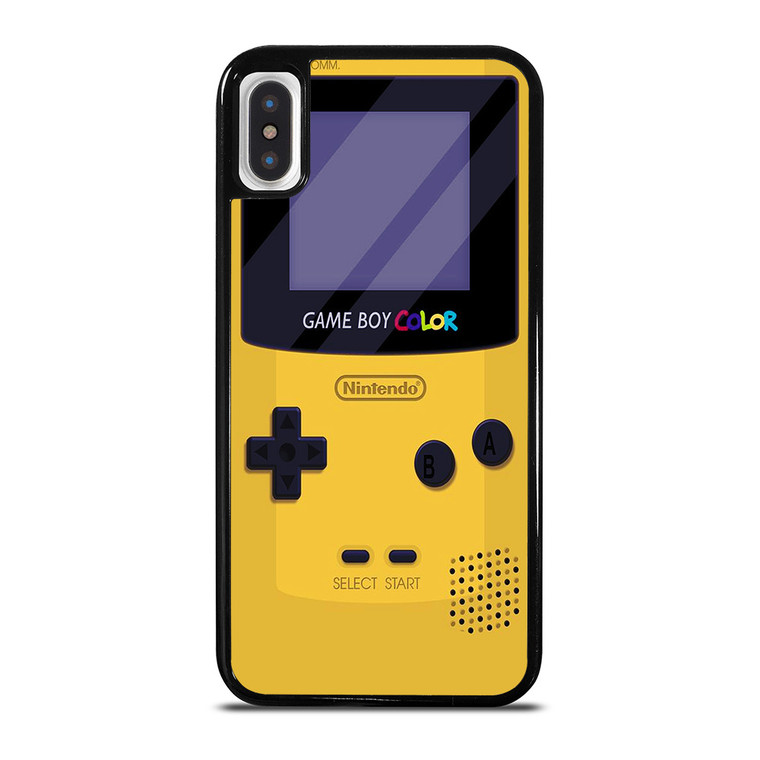 NINTENDO GAME BOY YELLOW iPhone X / XS Case