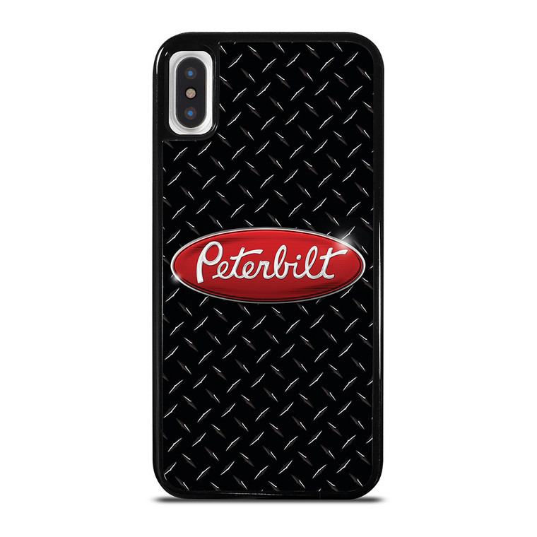 PETERBILT TRUCK PLATE BLACK iPhone X / XS Case