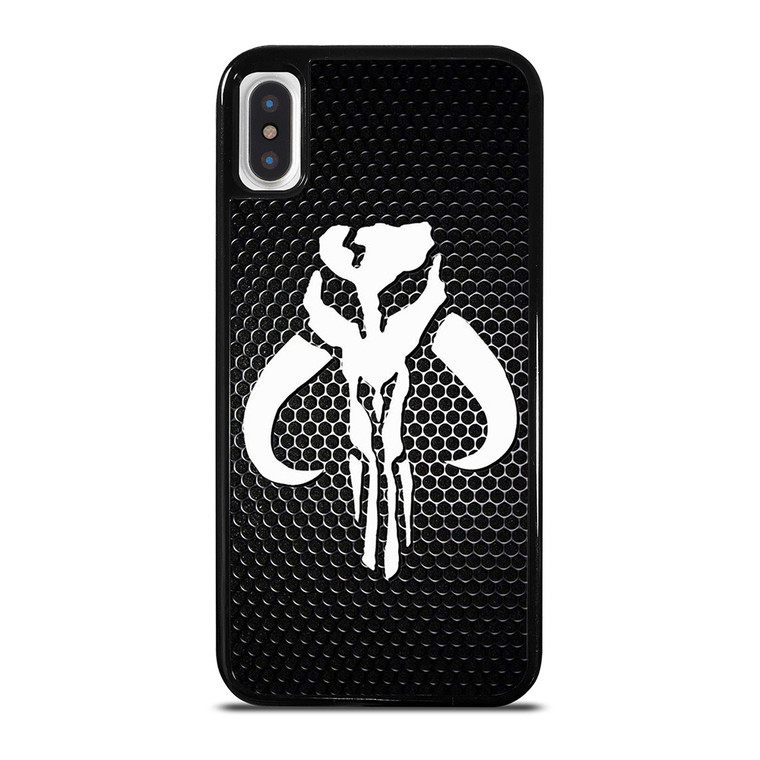 STAR WARS MANDALORIAN LOGO CARBON iPhone X / XS Case