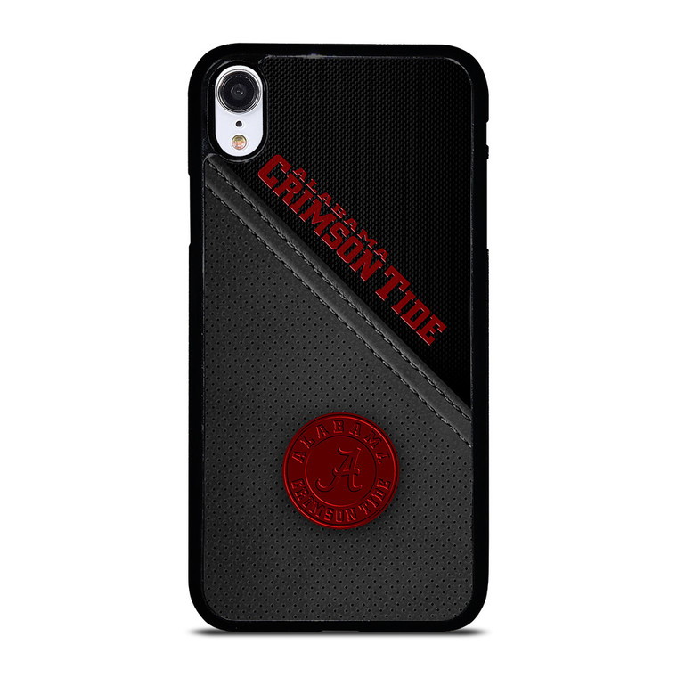 ALABAMA CRIMSON TIDE LEATHER iPhone XR Case