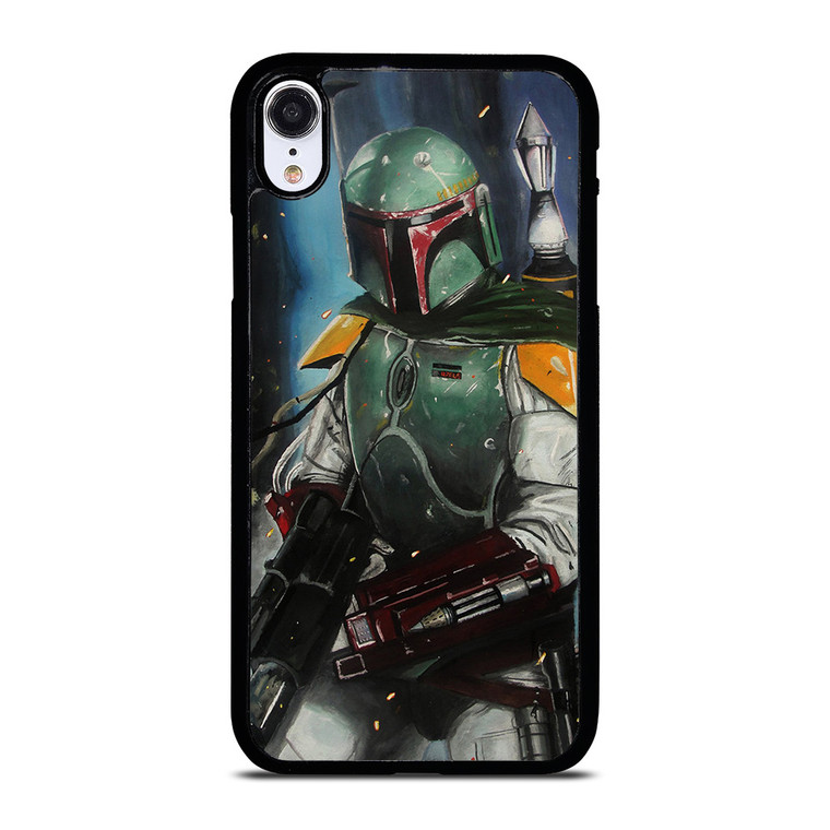 BOBA FETT STAR WARS ART iPhone XR Case