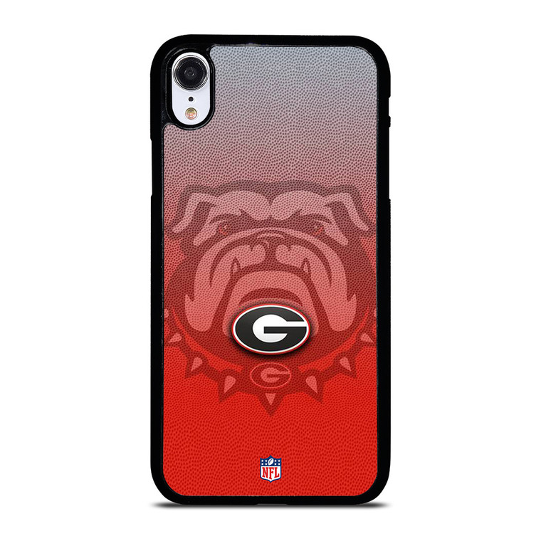 GEORGIA BULLDOGS FOOTBALL RED iPhone XR Case