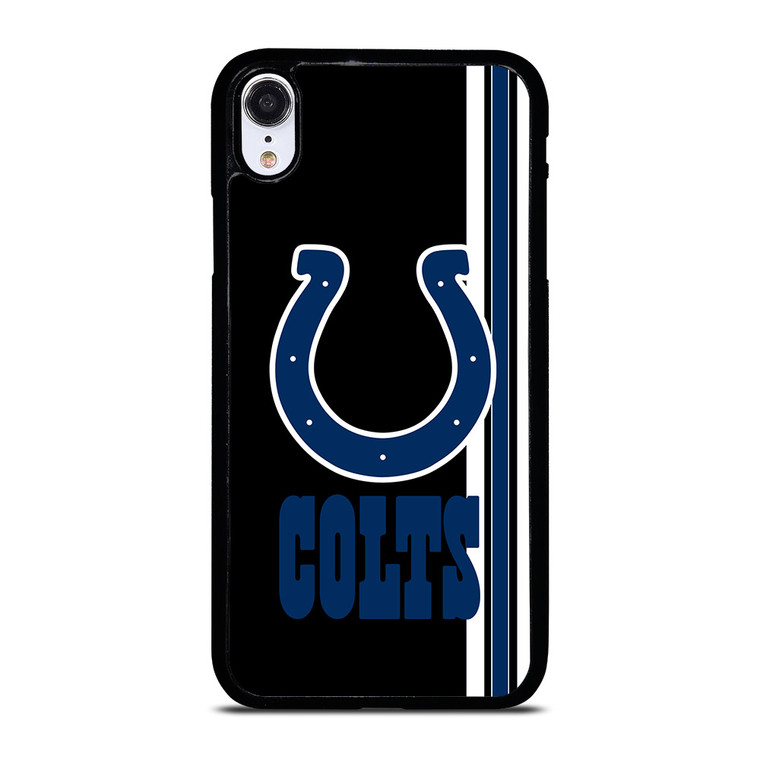INDIANAPOLIS COLTS STRIPS LOGO NFL FOOTBALL iPhone XR Case