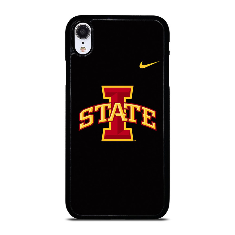 IOWA STATE FOOTBALL BLACK WALLPAPER iPhone XR Case