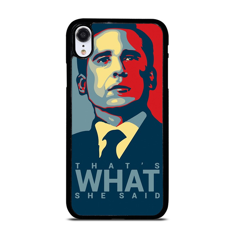 MICHAEL SCOTT ART iPhone XR Case