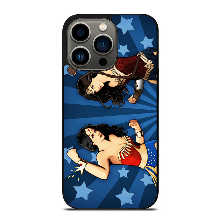 WONDER WOMAN LYNDA CARTER & GAL GADOT iPhone 13 Pro Case WONDER WOMAN LYNDA CARTER & GAL GADOT iPhone 13 Pro Case