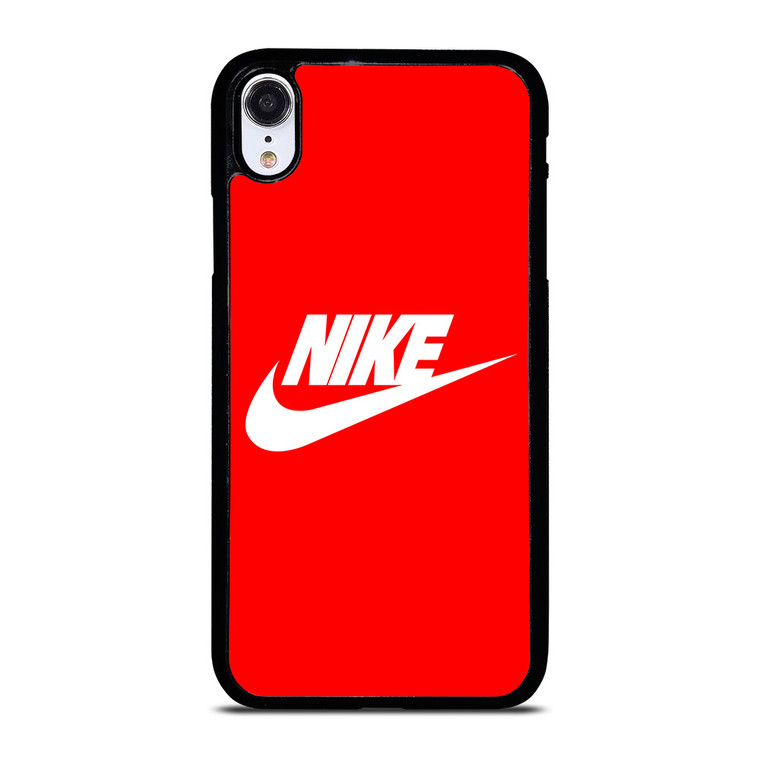 NIKE LOGO IN RED iPhone XR Case