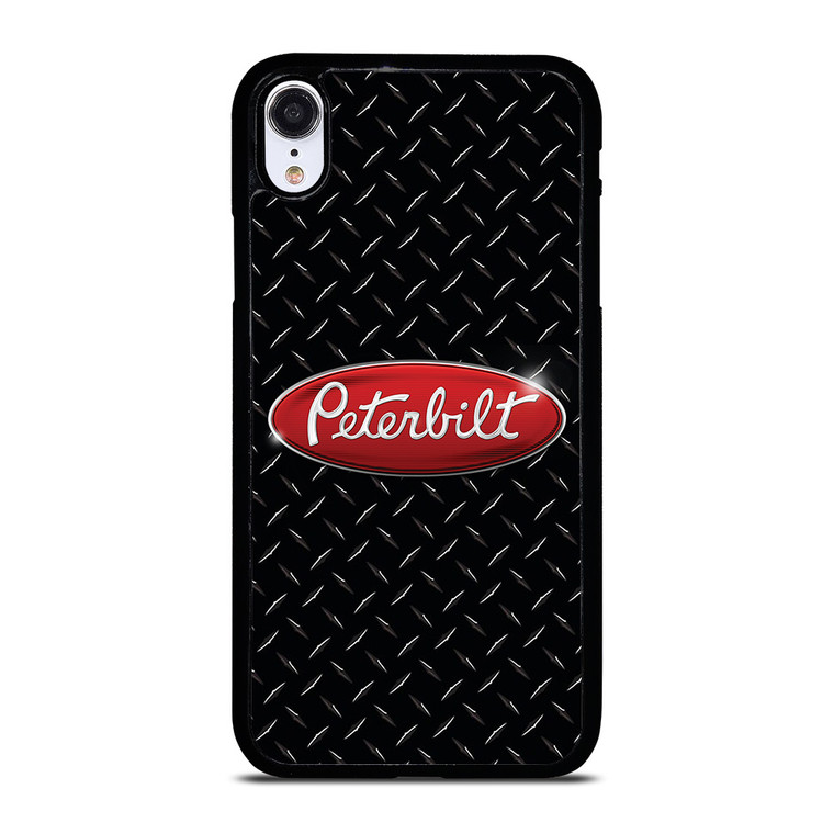 PETERBILT TRUCK PLATE BLACK iPhone XR Case
