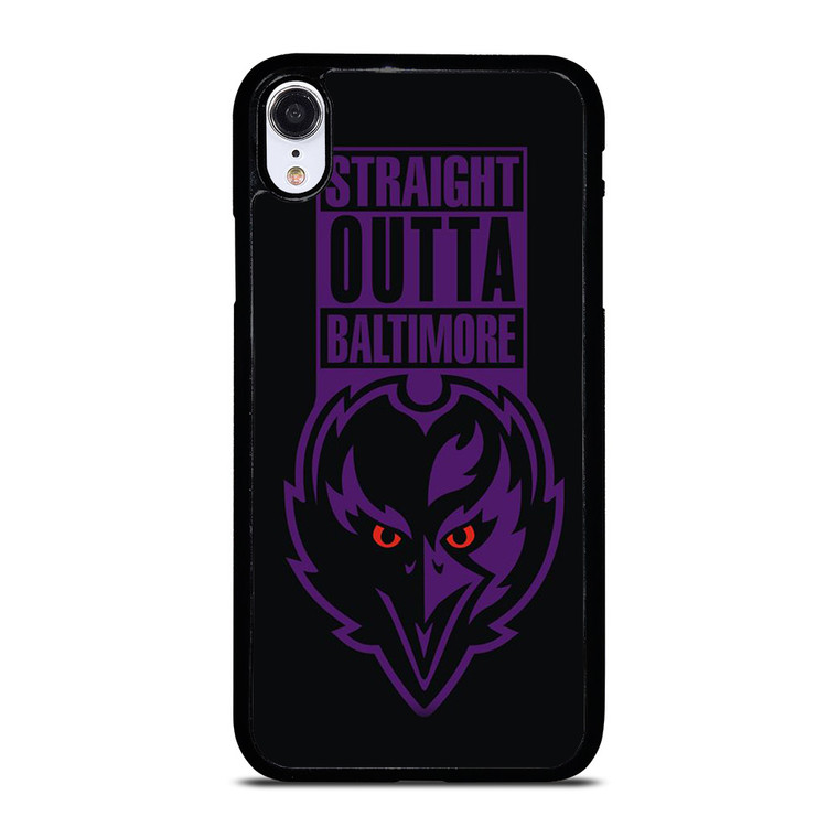 STRAIGHT OUTTA BALTIMORE RAVENS iPhone XR Case