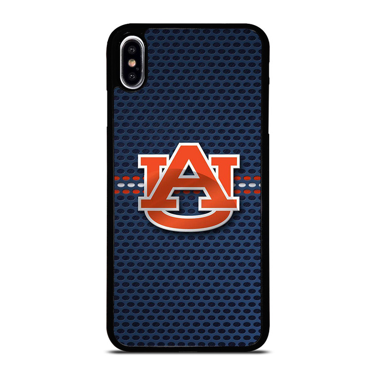 AUBURN TIGERS FOOTBALL CARBON BLUE LOGO iPhone XS Max Case