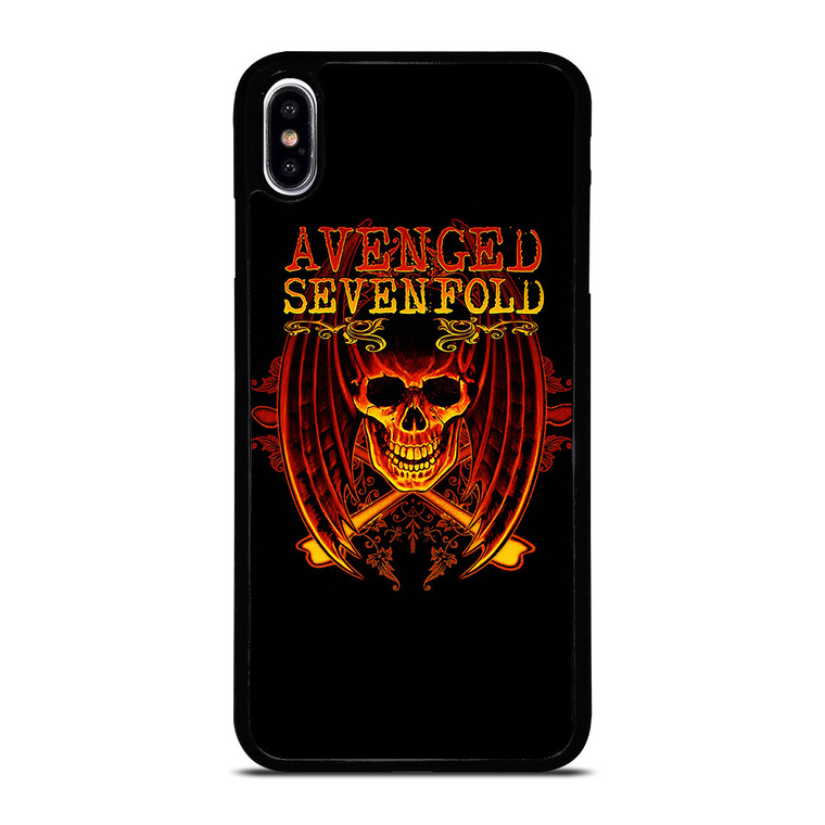 AVENGED SEVENFOLD A7X SKULL ICON iPhone XS Max Case