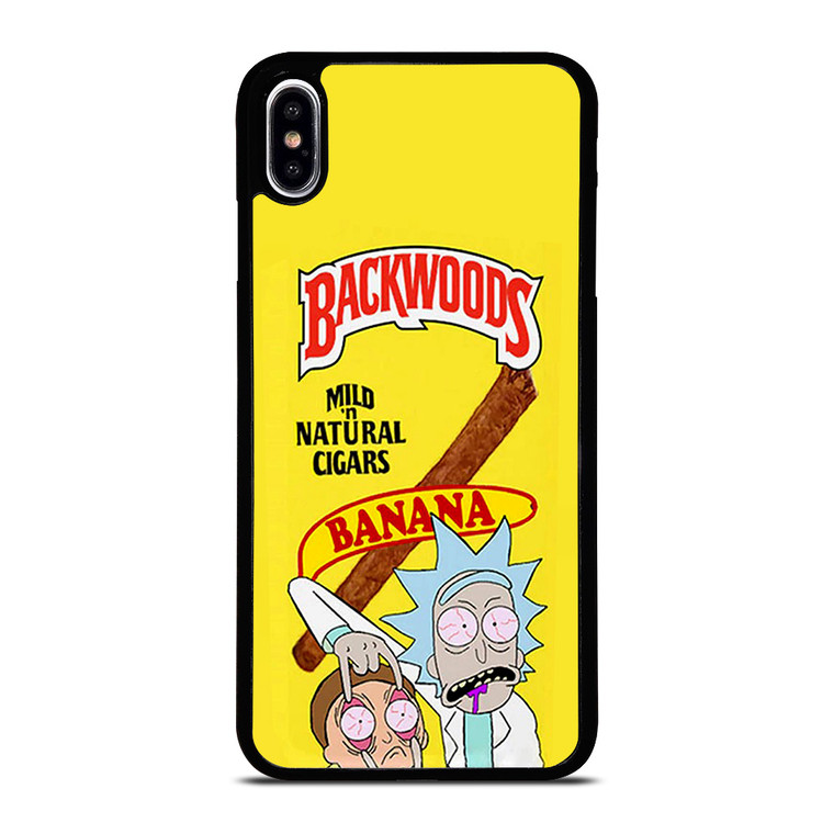 BACKWOODS RICK AND MORTY YELLOW iPhone XS Max Case
