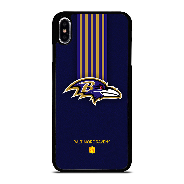 BALTIMORE RAVENS STRIP iPhone XS Max Case