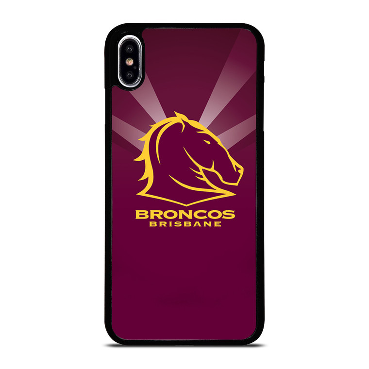 BRONCOS BRISBANE FOTTBALL TEAM LOGO iPhone XS Max Case