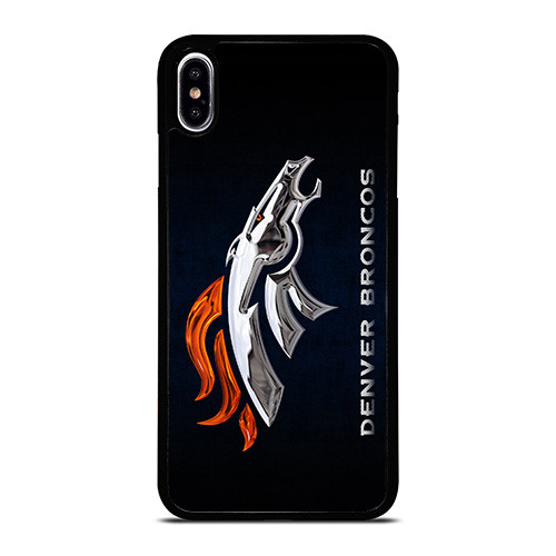 DENVER BRONCOS LOGO SILVER HORSE iPhone XS Max Case