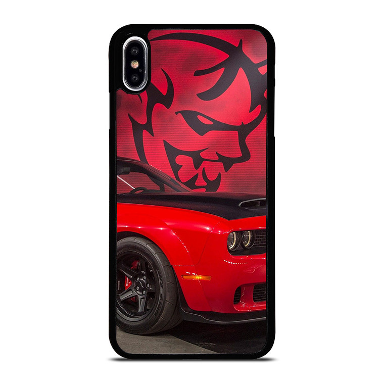 DODGE CAR DEMON LOGO RED iPhone XS Max Case