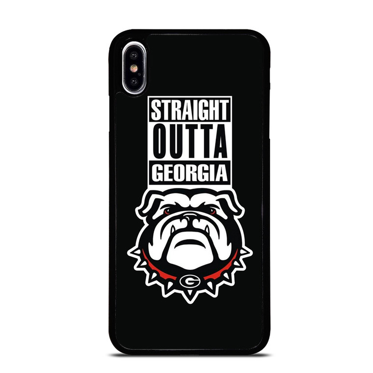 GEORGIA BULLDOGS UGA STRAIGHT OUTTA iPhone XS Max Case