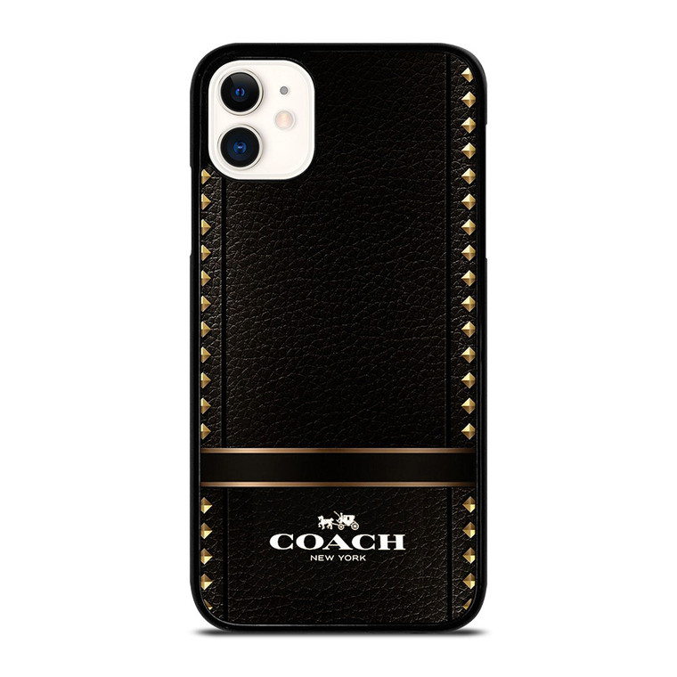 COACH BELT TEXTURE iPhone 11 Case