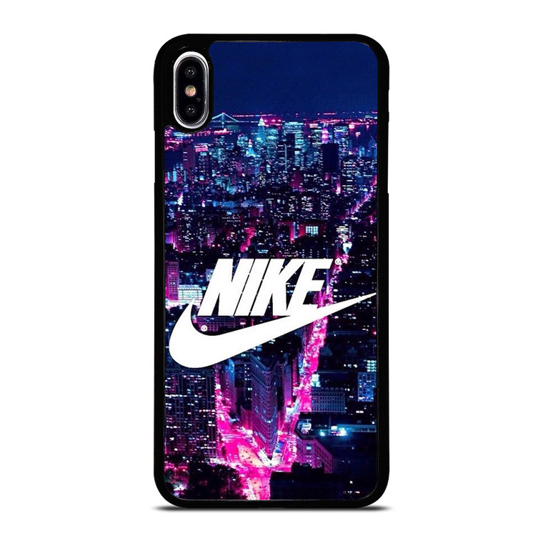 NIKE LOGO THE CITY iPhone XS Max Case NIKE LOGO THE CITY iPhone XS Max Case