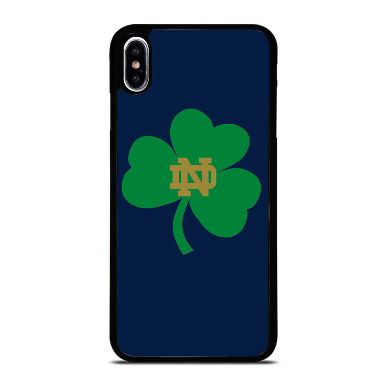 NOTRE DAME FIGHTING IRISH LEAF LOGO iPhone XS Max Case