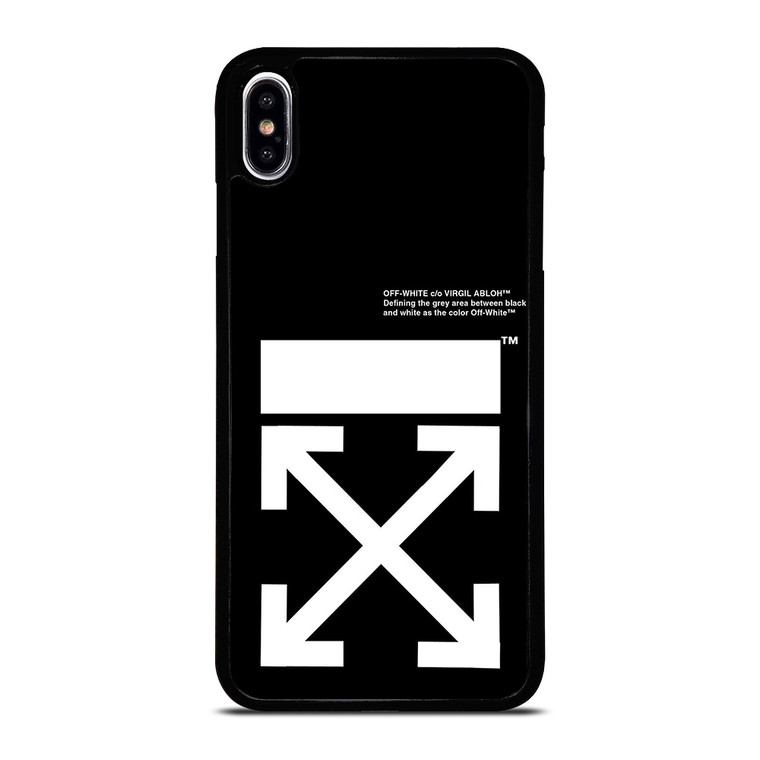 OFF WHITE BLACK WHITE iPhone XS Max Case