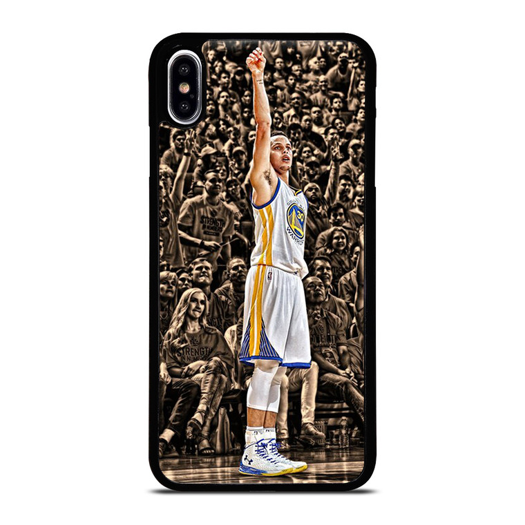 STEPHEN CURRY SHOT GOLDEN STATE WARRIORS iPhone XS Max Case