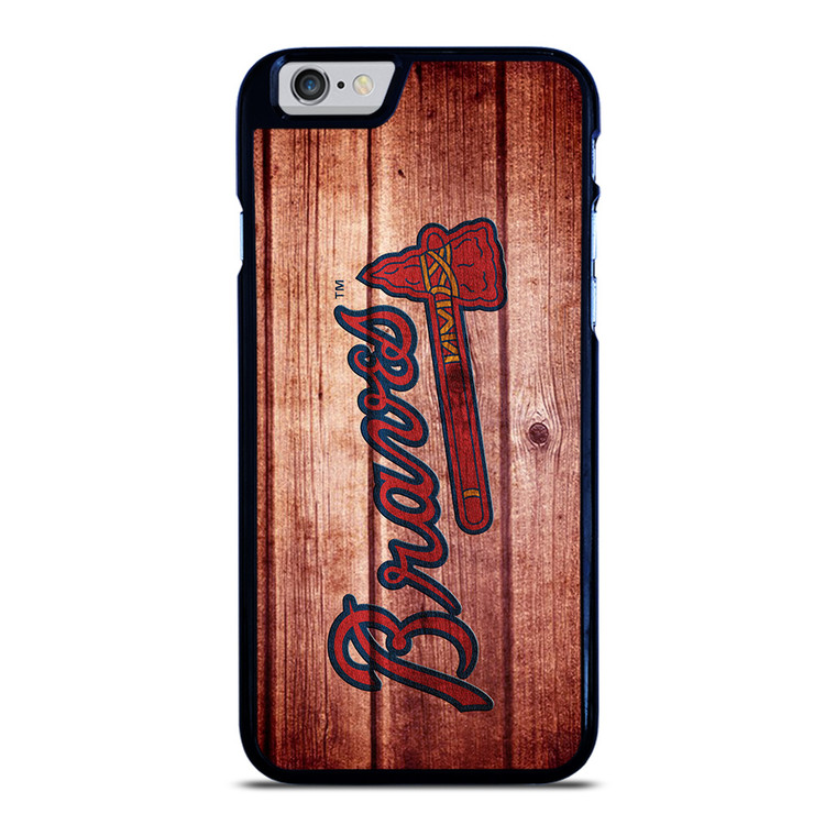 ATLANTA BRAVES BASEBALL WOOD iPhone 6 / 6S Case