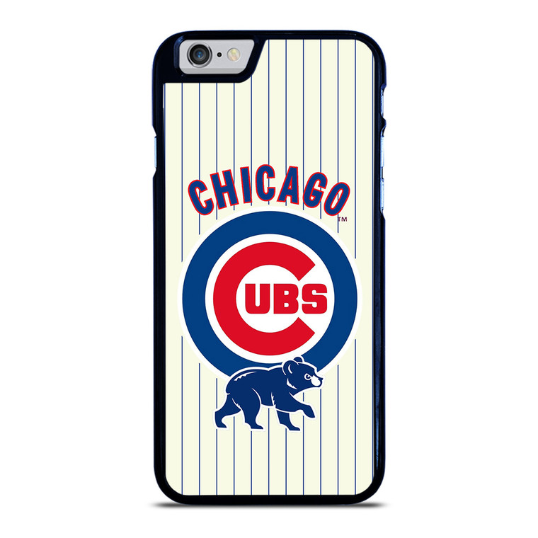 CHICAGO CUBS BASEBALL STRIPES LOGO iPhone 6 / 6S Case
