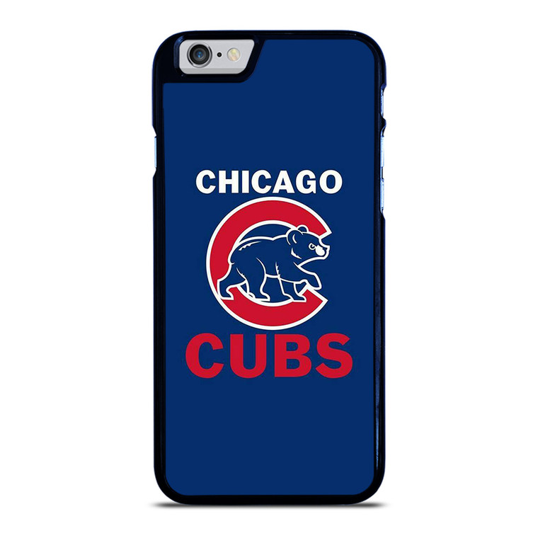 CHICAGO CUBS BLUE RED LOGO BASEBALL iPhone 6 / 6S Case