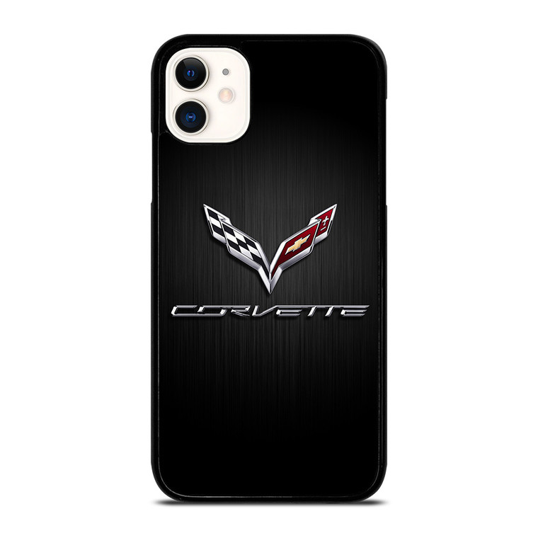 CORVETTE SYMBOLS BLACK iPhone 11 Case