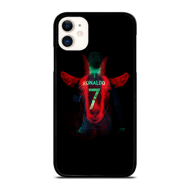 CRISTIANO RONALDO CR7 G.O.A.T iPhone 11 Case