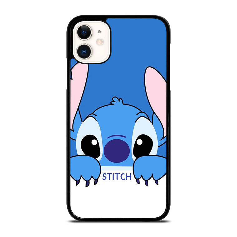 DISNEY STITCH CARTOON SIMPLE FLAT iPhone 11 Case