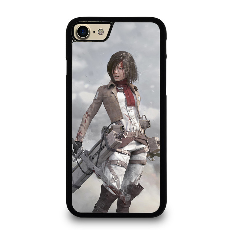 ATTACK ON TITAN MIKASA ACKERMAN SNOW iPhone 7 Case