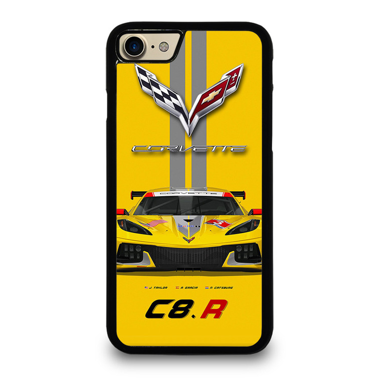 CORVETTE C8 R YELLOW iPhone 7 Case