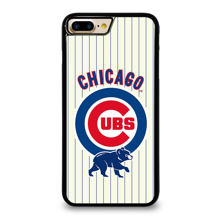 CHICAGO CUBS BASEBALL STRIPES LOGO iPhone 7 Plus Case