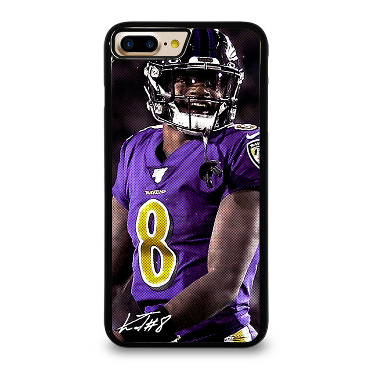 LAMAR JACKSON BALTIMORE RAVENS SIGNATURE iPhone 7 Plus Case