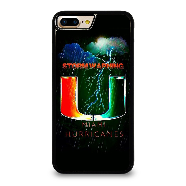 UM MIAMI HURRICANES NFL THUNDER iPhone 7 Plus Case