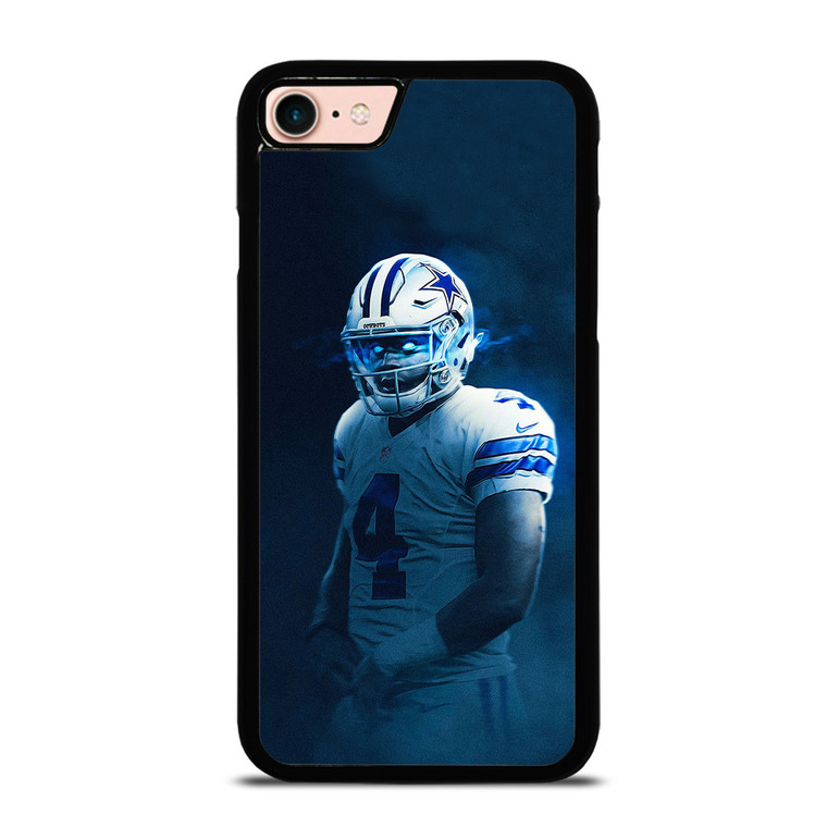 DAK PRESCOTT DALLAS COWBOYS FOOTBALL DARK iPhone 8 Case