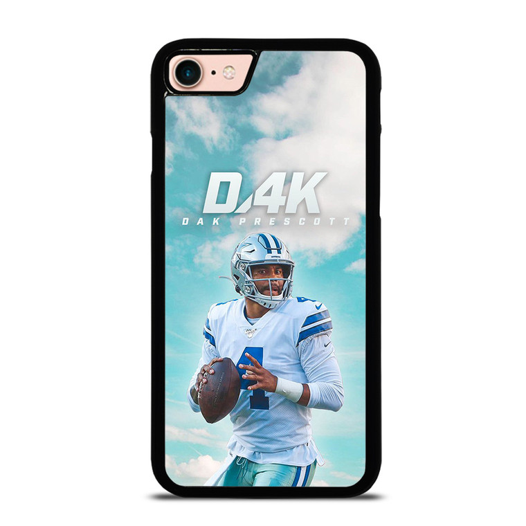 DAK PRESCOTT DALLAS COWBOYS FOOTBALL RISING iPhone 8 Case