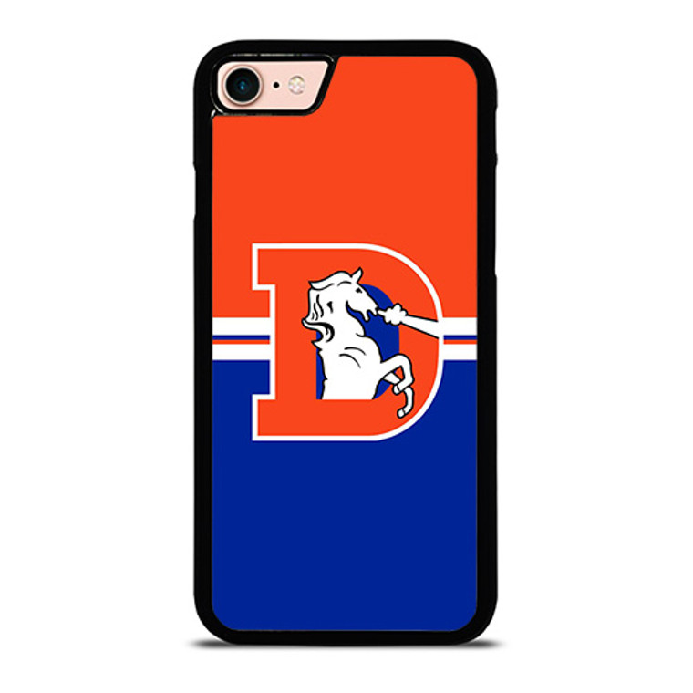 DENVER BRONCOS HORSE WHITE LOGO iPhone 8 Case