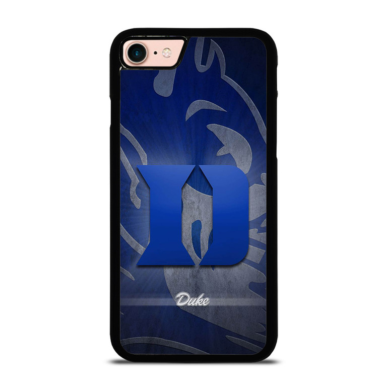 DUKE BLUE DEVILS LOGO UNIVERSITY BASKETBALL 3 iPhone 8 Case