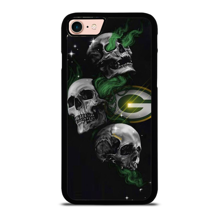 GREEN BAY PACKERS SKULLS AREA iPhone 8 Case