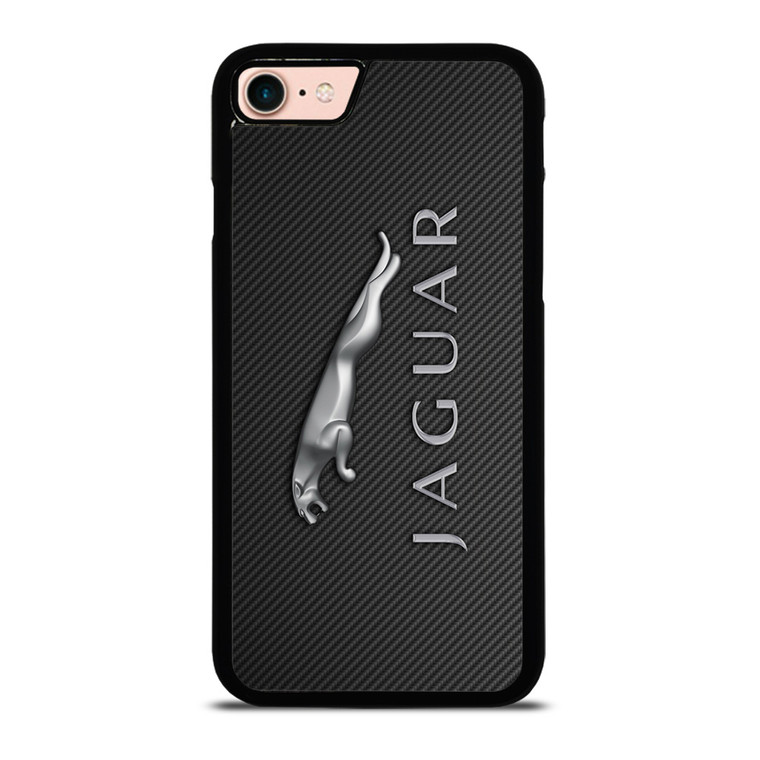 JAGUAR CAR LOGO CARBON iPhone 8 Case