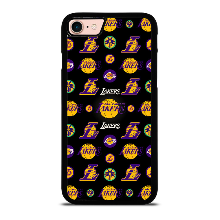 LA LAKERS NBA COLLAGE iPhone 8 Case