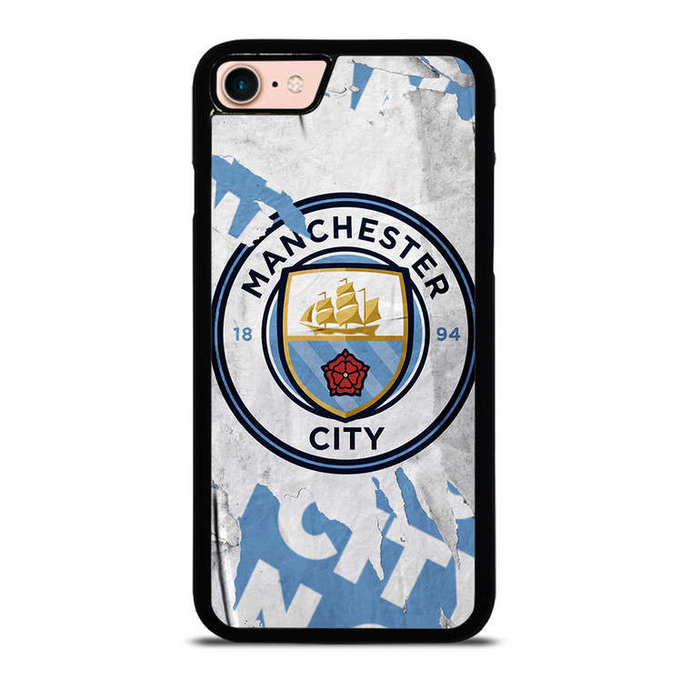 MANCHESTER CITY FOOTBALL ART LOGO iPhone 8 Case