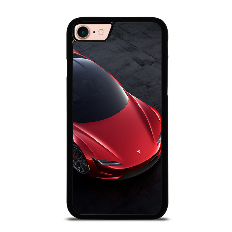 TESLA RED ELECTRIC CAR iPhone 8 Case