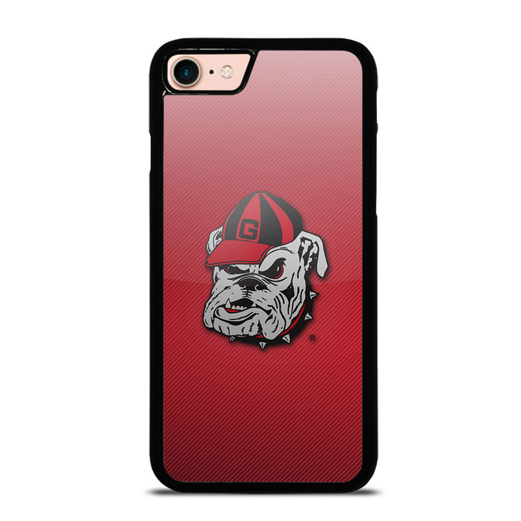 UNIVERSITY OF GEORGIA BULLDOGS UGA RED HAT iPhone 8 Case