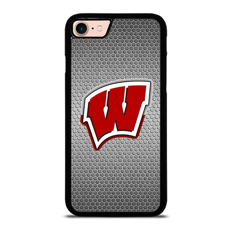 WISCONSIN BADGER EMBLEM iPhone 8 Case