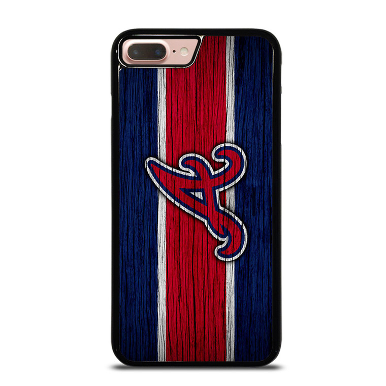 ATLANTA BRAVES MLB LOGO STRIPS iPhone 8 Plus Case