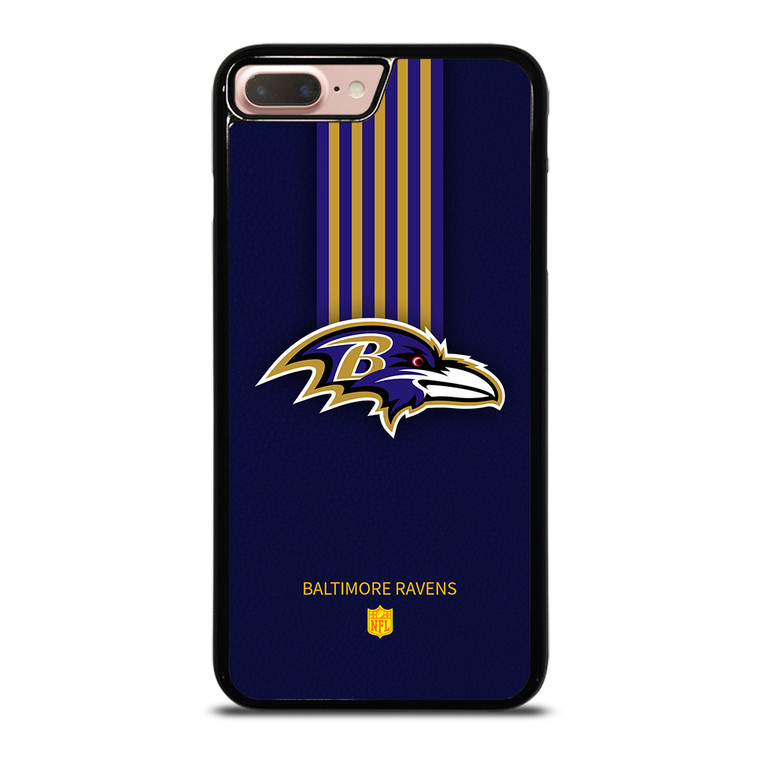 BALTIMORE RAVENS STRIP iPhone 8 Plus Case